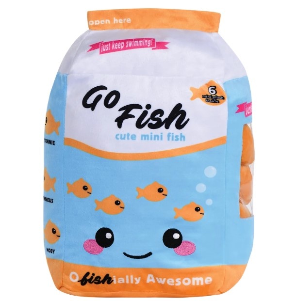 Iscream Go Fish Plush Pillow