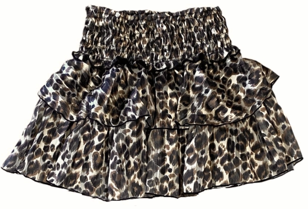 FBZ Leopard Chiffon Skirt