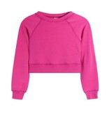 Suzette Muted Fuchsia Cropped Sweatshirt