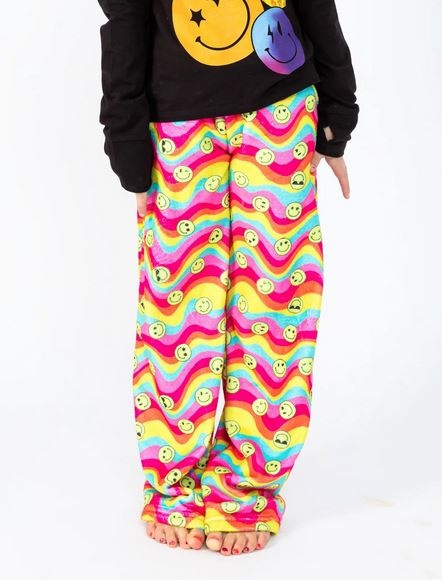 Preppy Goose Groovy Smiles Plush Pants