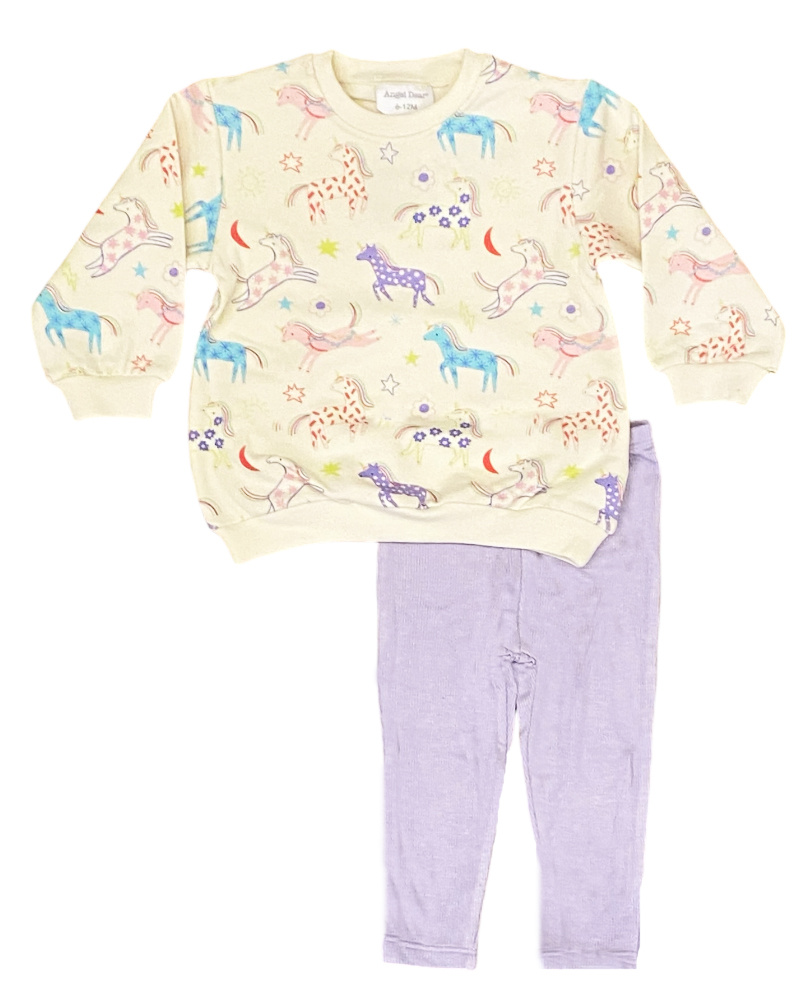 Angel Dear Unicorn Fun Legging Set