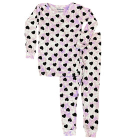 Baby Steps Lilac Cloud Heart PJ Set
