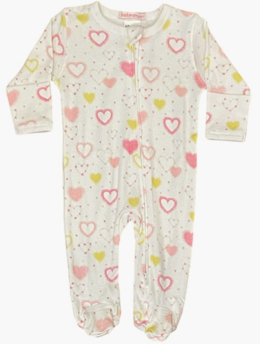 Baby Steps Celestial Hearts Footie