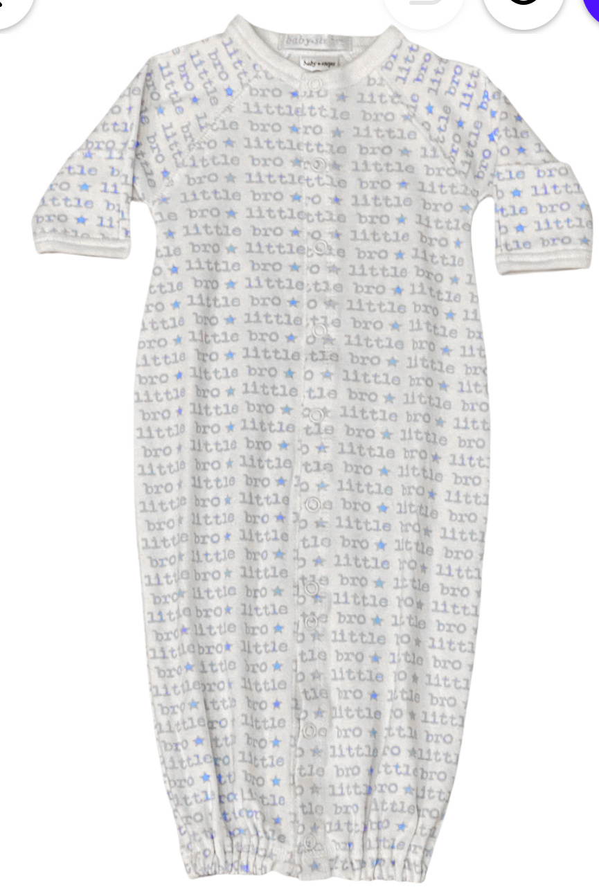 Baby Steps Little Bro Converter Gown