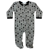 Baby Steps Coal Guitar Footie