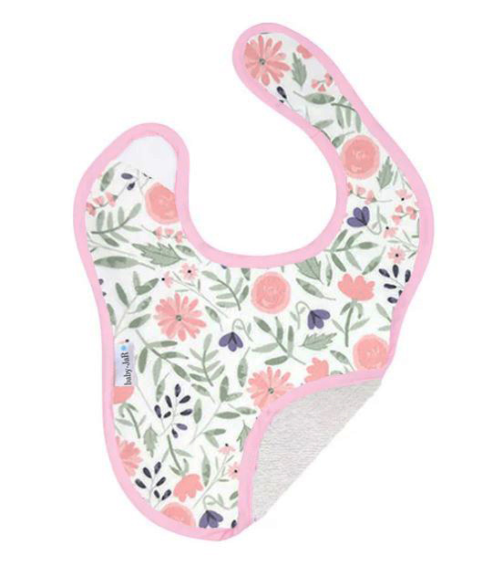 Baby Jar Watercolor Flower Bib