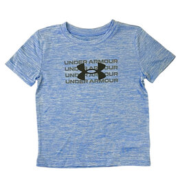 Under Armour Horizon Blue Twist Logo Dri Fit Tee - Toddler