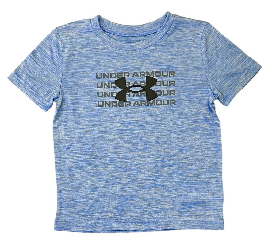 Under Armour Horizon Blue Twist Logo Dri Fit Tee - Toddler