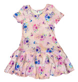Social Butterfly Posies Infant SS Ruffle Dress