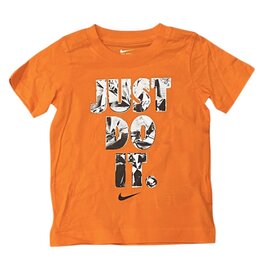 Nike Orange Facets Logo Toddler SS Tee