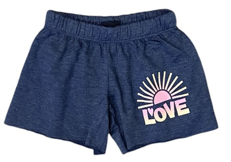 Firehouse H Navy Sun Love Fl. Sweat shorts