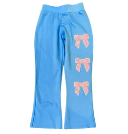 Firehouse Bright Aqua Bow Flare Fl. Sweatpant