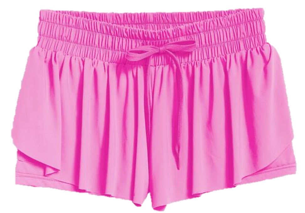 Suzette Bubblegum Pink Fly Away Shorts