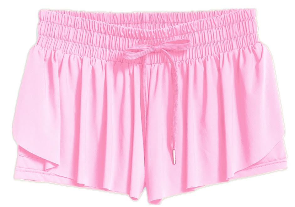 Suzette Light Pink Fly Away Shorts