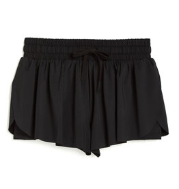 Suzette Black Fly Away Shorts