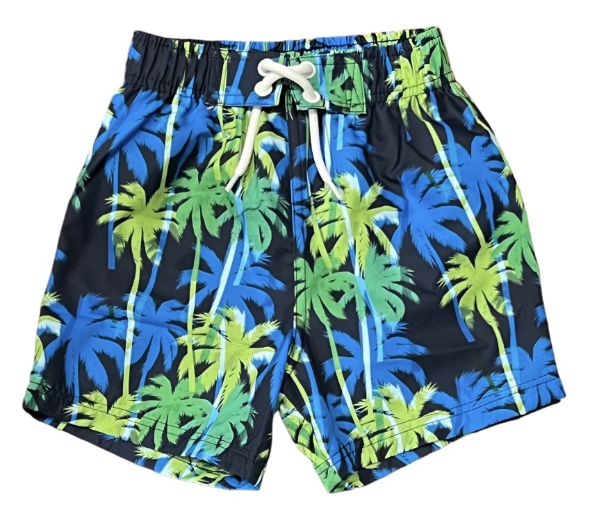 Mish Turq Tropical Palm Infant Swimsuit