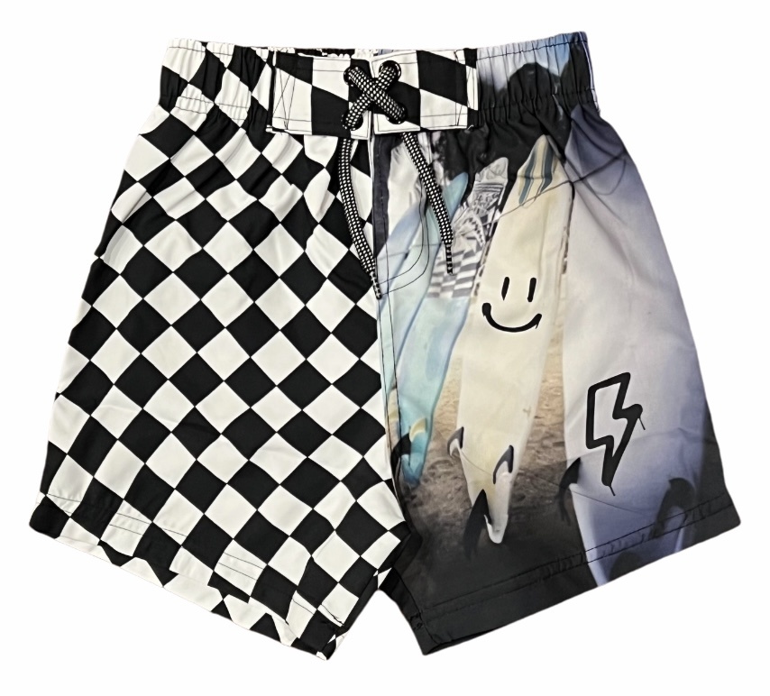 Mish Surf Check Bolt Swimsuit
