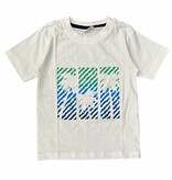 Mish Wht Palm Tree Wave Tee