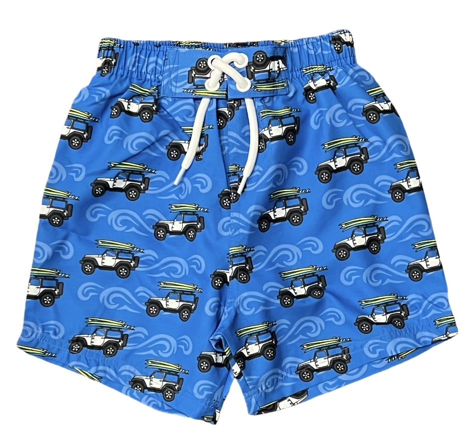 Mish Blue Jeep Infant Swimsuit