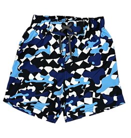 Mish Cobalt Camo Check  Swimsuit