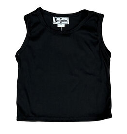 Dori Black Ribbed Tank Top
