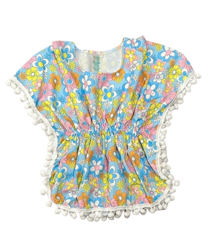 Coral & Reef Chic Floral Coverup