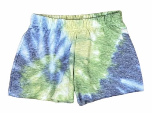 Firehouse Blue/Grn Swirl Sweatshorts
