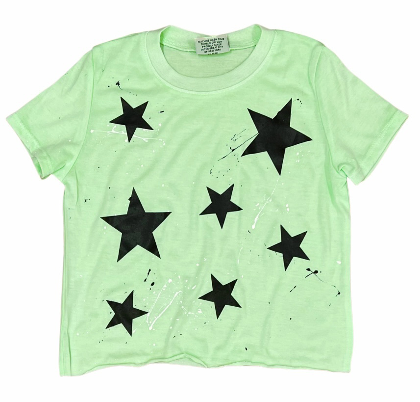 Firehouse Kiwi Splatter Star SS Tee