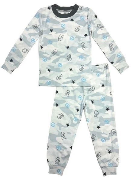 Esme Camo Peace Pajama Set