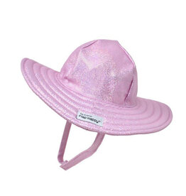 Flap Happy Pink Sparkle Swim Hat