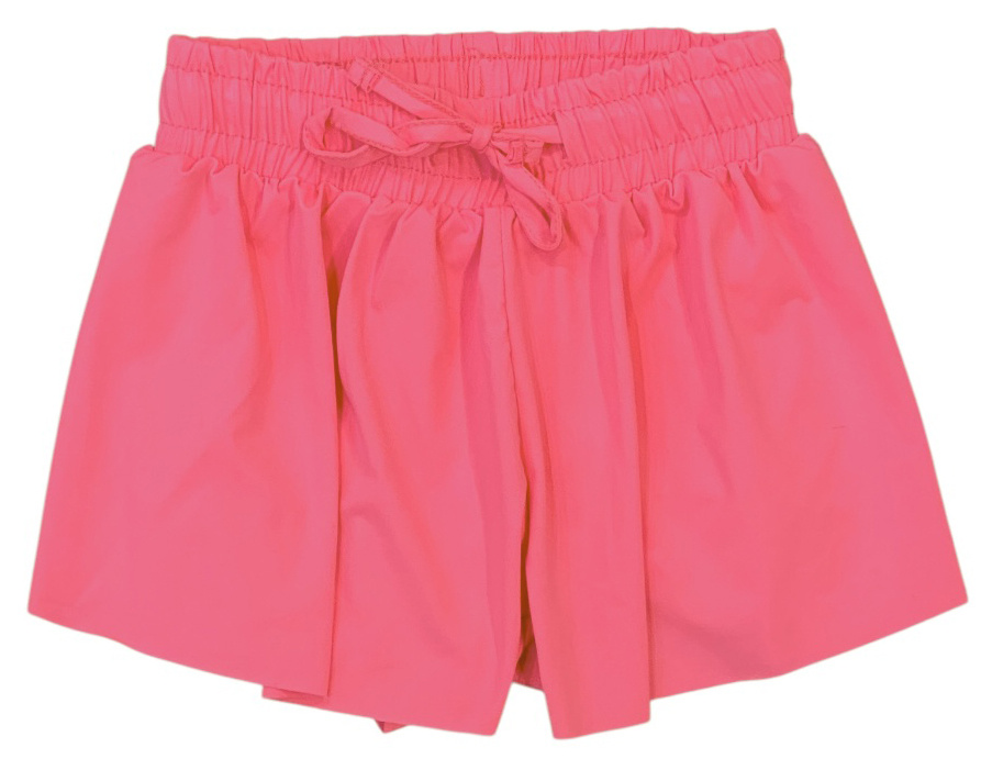 Suzette Neon Coral Fly Away Shorts