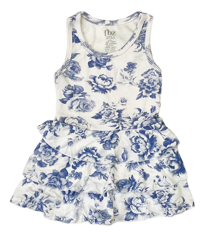 FBZ Blue Toile Inf Dress