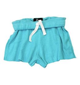 FBZ Brt Aqua Reverse Foldover Soft Shorts