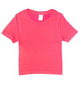 Suzette Azalea Pink Seamless Ribbed Top