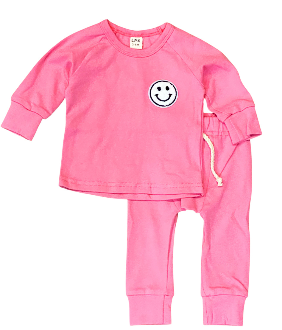 LPK Pink Smiley Set