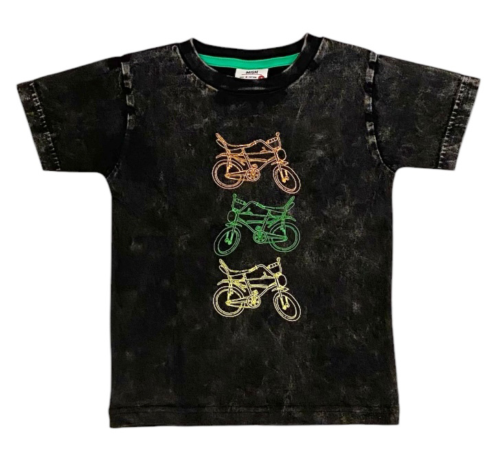 Mish Blk Enzyme Triple Biker Tee