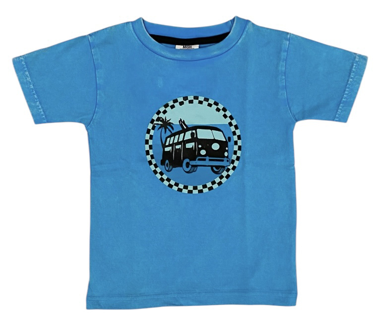 Mish Turq Enzyme Hippie Van Infant Tee