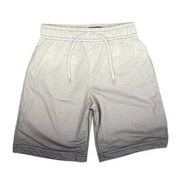 Mish Wht/Grey Gradient Mesh Infant Shorts
