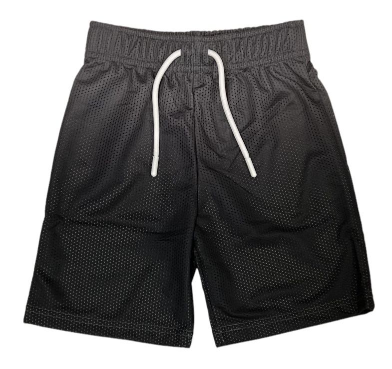 Mish Grey/Blk Gradient Mesh Infant Shorts