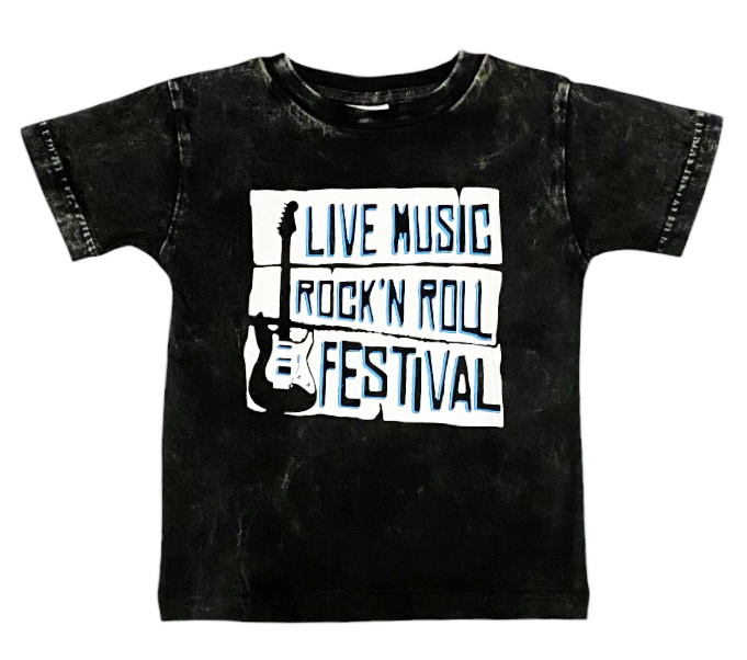 Mish Blk Enzyme Rock Festival Infant Tee