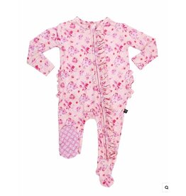Lev Baby Eliana Ruffle Zip Footie