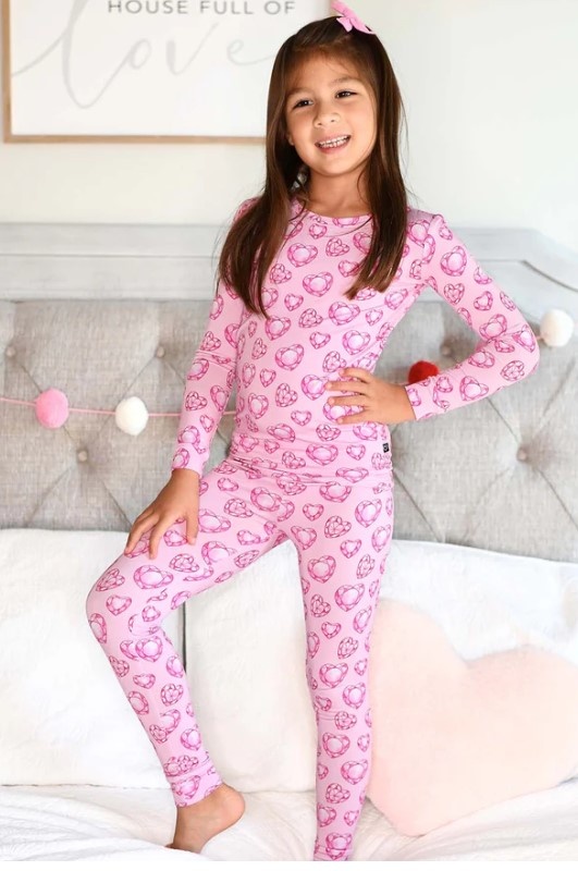 Lev Baby Pink Jade PJ Set