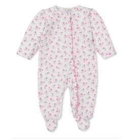 Kissy Kissy Rosy Roses Zip Footie