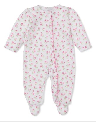 Kissy Kissy Rosy Roses Zip Footie
