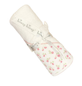 Kissy Kissy Rosy Roses Hooded Towel w/mitt set