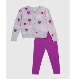 Splendid Tossed Hearts Sweater Set