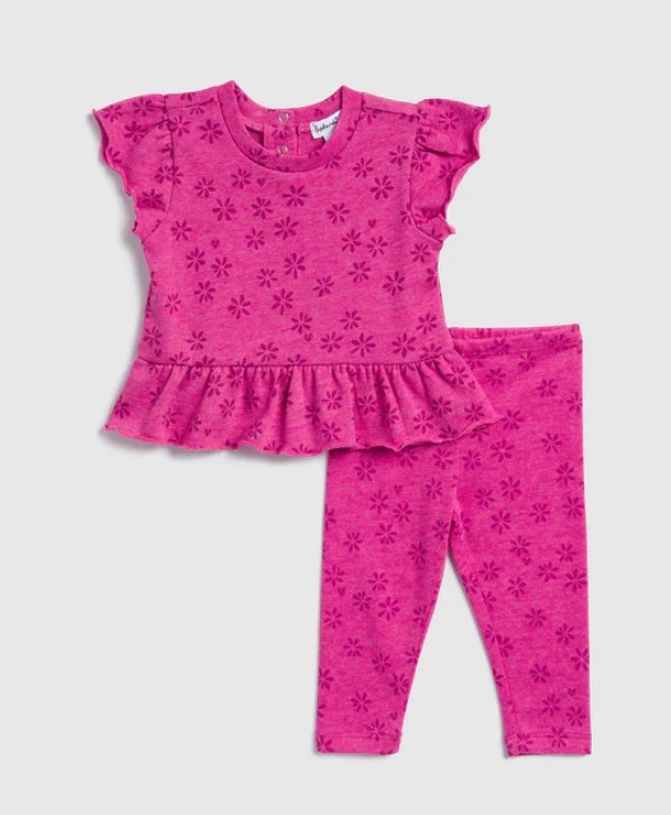 Splendid Painterly Floral Infant SS Set
