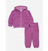 Splendid Amethyst Zip Hoodie Sweatsuit