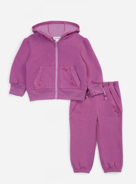 Splendid Amethyst Zip Hoodie Sweatsuit