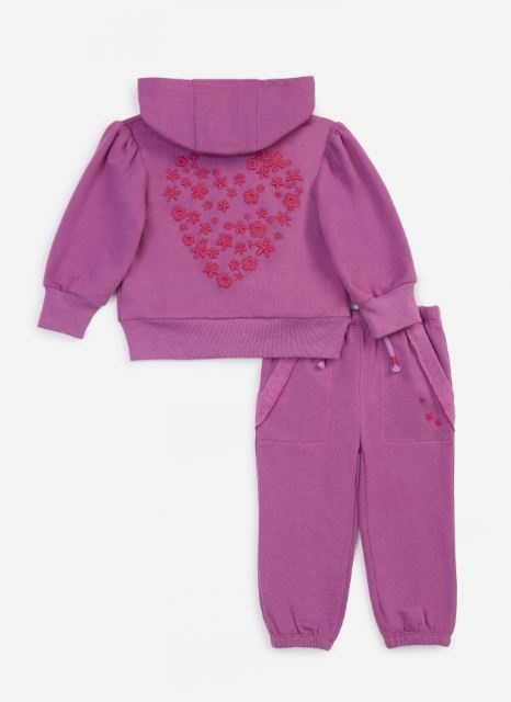 Splendid Amethyst Zip Hoodie Sweatsuit